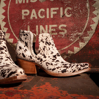 Ariat Women's Hair On Cowhide Dixon Shortie Boots 10033882-Painted Cowgirl Western Store