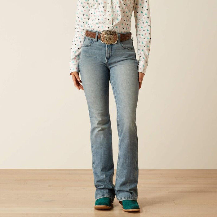 Ariat Women's High Rise Bessie Boot Cut Jeans 10048276-Painted Cowgirl Western Store