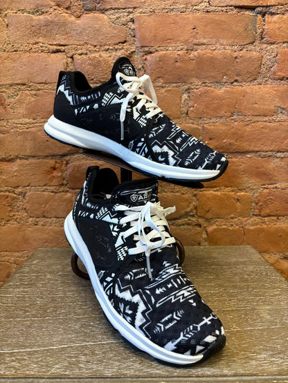 Ariat Women's Midnight Montana Fuse Lace-Up Tennis Shoe 10050877-Painted Cowgirl Western Store