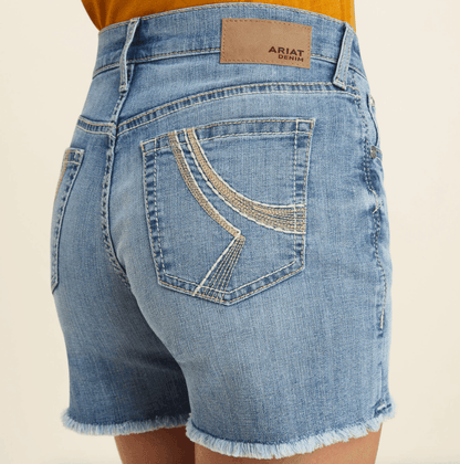 Ariat Women's Nayla 5" Boyfriend Light Wash Jean Shorts 10043203