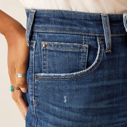 Ariat Women's Perfect Rise Jazmine 5" Jean Shorts 10048281-Painted Cowgirl Western Store