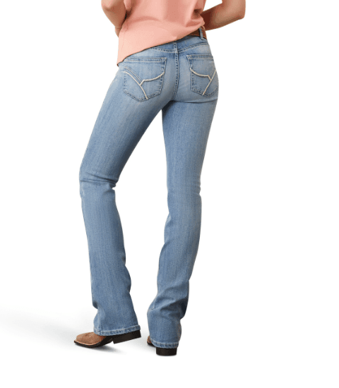 Ariat Women's REAL Brianna Light Wash Perfect Rise Boot Cut Jean 10045404