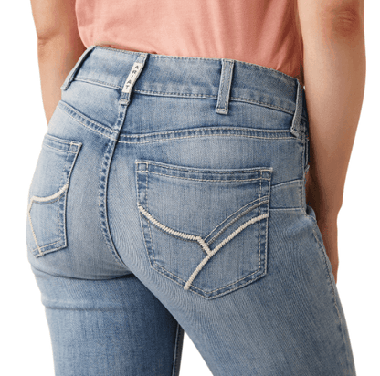 Ariat Women's REAL Brianna Light Wash Perfect Rise Boot Cut Jean 10045404