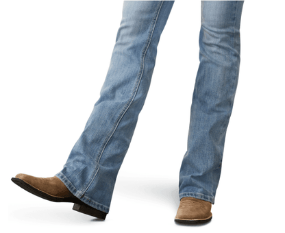 Ariat Women's REAL Brianna Light Wash Perfect Rise Boot Cut Jean 10045404