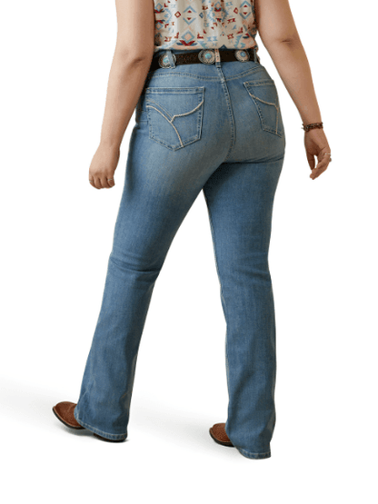 Ariat Women's REAL Brianna Light Wash Perfect Rise Boot Cut Jean 10045404