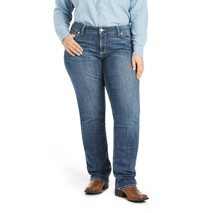 Ariat Women's REAL Mid Rise Gianna Stretch Straight Leg Jeans 10034655-Painted Cowgirl Western Store