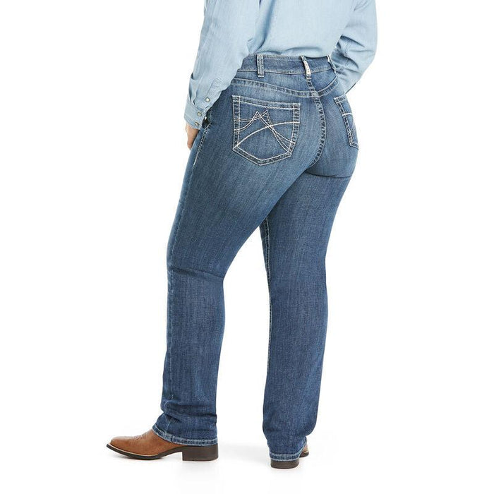 Ariat Women's REAL Mid Rise Gianna Stretch Straight Leg Jeans 10034655-Painted Cowgirl Western Store