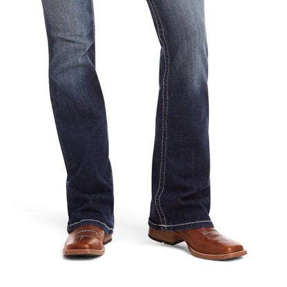 Ariat Women's REAL Mid Rise Stretch Boot Cut Jeans 10017510-Painted Cowgirl Western Store