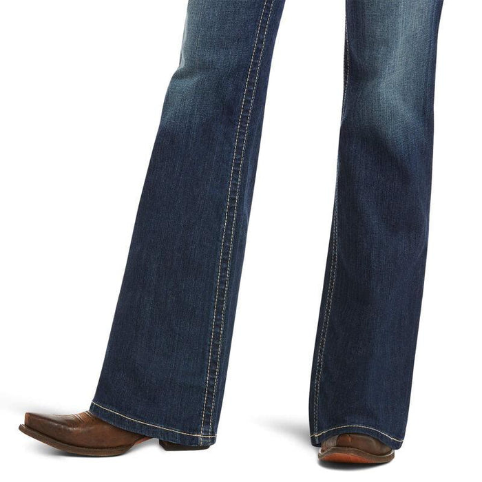 Ariat Women's REAL Mid Rise Stretch Boot Cut Riding Jeans 10011683-Painted Cowgirl Western Store
