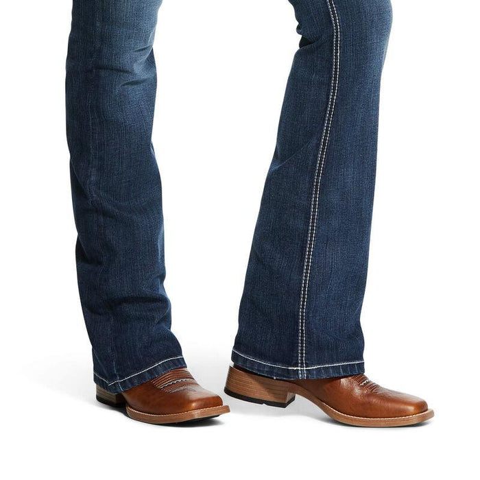 Ariat Women's REAL Mid Rise Stretch Shayla Boot Cut Jeans 10030259-Painted Cowgirl Western Store