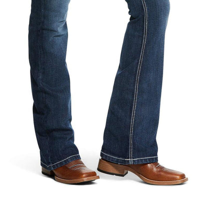 Ariat Women's REAL Mid Rise Stretch Shayla Boot Cut Jeans 10030259-Painted Cowgirl Western Store