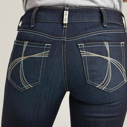 Ariat Women's REAL Perfect Rise Contessa Boot Cut Jean 10040800-Painted Cowgirl Western Store