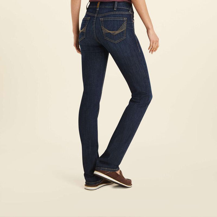 Ariat Women's REAL Perfect Rise Greta Straight Leg Jeans 10043145-Painted Cowgirl Western Store
