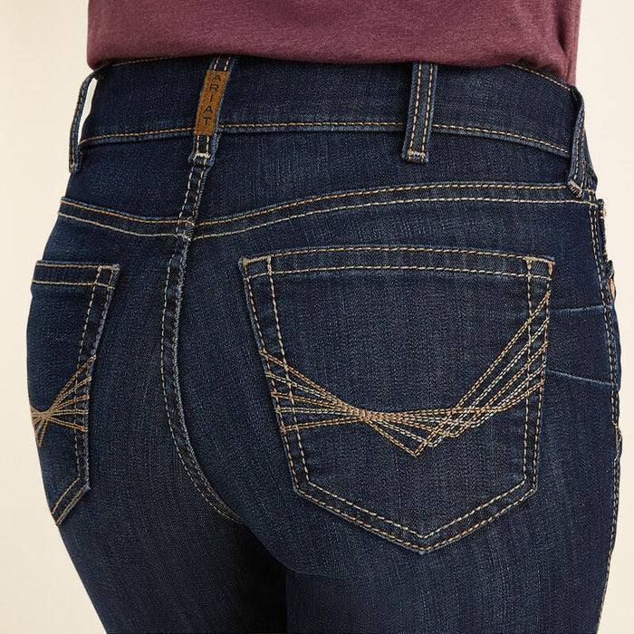 Ariat Women's REAL Perfect Rise Greta Straight Leg Jeans 10043145-Painted Cowgirl Western Store