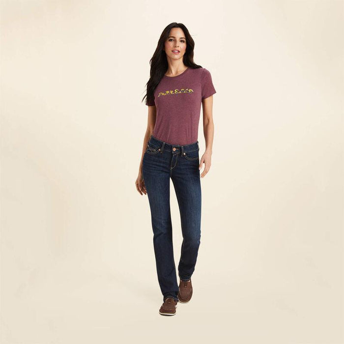 Ariat Women's REAL Perfect Rise Greta Straight Leg Jeans 10043145-Painted Cowgirl Western Store