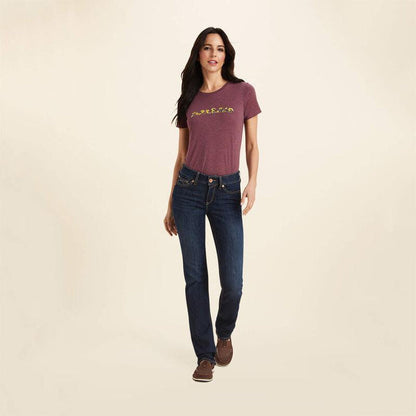 Ariat Women's REAL Perfect Rise Greta Straight Leg Jeans 10043145-Painted Cowgirl Western Store