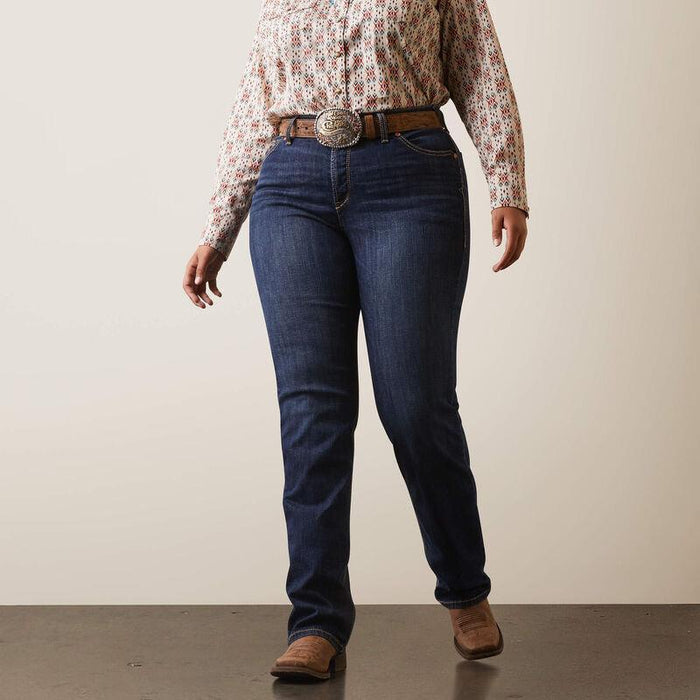 Ariat Women's REAL Perfect Rise Greta Straight Leg Jeans 10043145-Painted Cowgirl Western Store