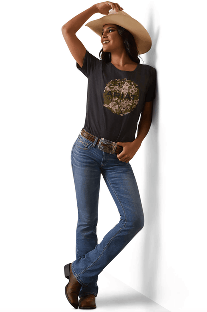 Ariat Women's REAL Perfect Rise Jayla Boot Cut Jean 10043149