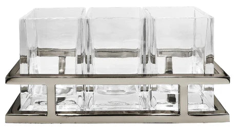 ASPEN SILVERWARE CADDY IN SILVER