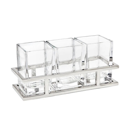 ASPEN SILVERWARE CADDY IN SILVER