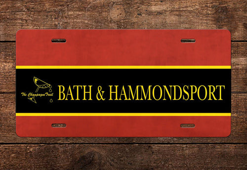Bath & Hammondsport "Champagne Trail" License Plate