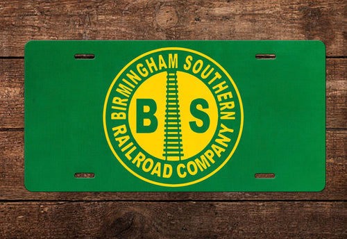 Birmingham & Southern Railroad Co. License Plate