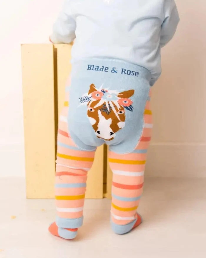 Blade & Rose Infant/Toddler Bella the Horse Baby Leggings 9144 9145 9146-Painted Cowgirl Western Store