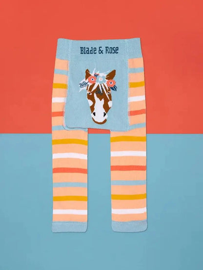 Blade & Rose Infant/Toddler Bella the Horse Baby Leggings 9144 9145 9146-Painted Cowgirl Western Store