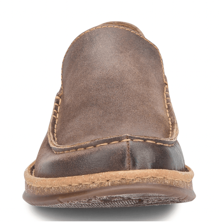 Born Men's Baylor Taupe Suede Leather Slip On Casual Shoes BM0009917