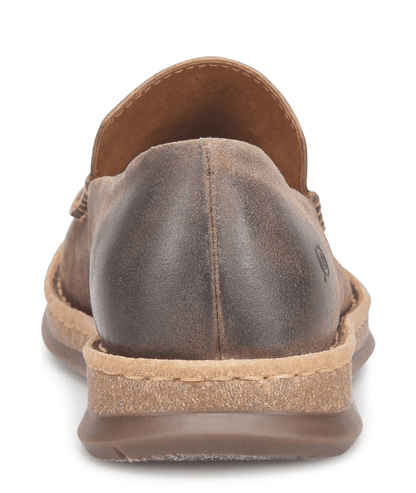 Born Men's Baylor Taupe Suede Leather Slip On Casual Shoes BM0009917