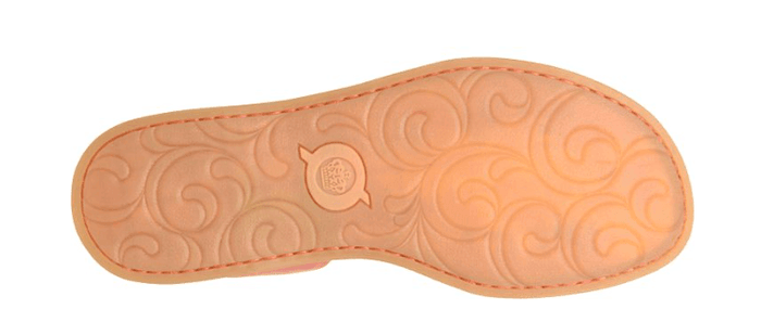 Born Women's Inlet Salmon Pink Leather Slingback Sandals BR000226-RST
