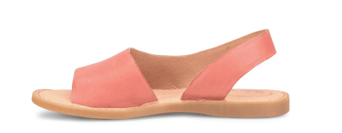 Born Women's Inlet Salmon Pink Leather Slingback Sandals BR000226-RST