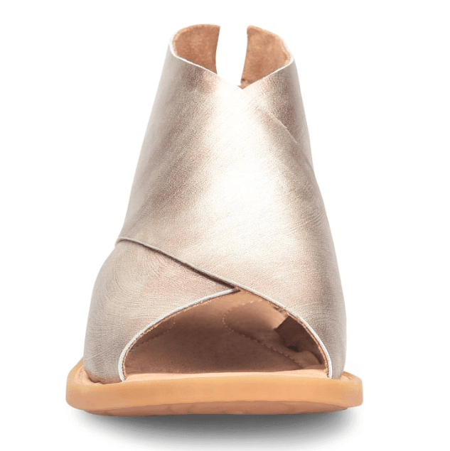 Born Women's Iwa Gold Panna Cotta Metallic Sandals BR0018470-GLD