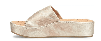 Born Women's Sharr Light Gold Panna Cotta Sandals BR0035330-GLD