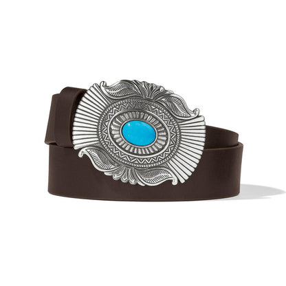 Brighton Women's Raindance Brown Leather Belt B60468-Painted Cowgirl Western Store