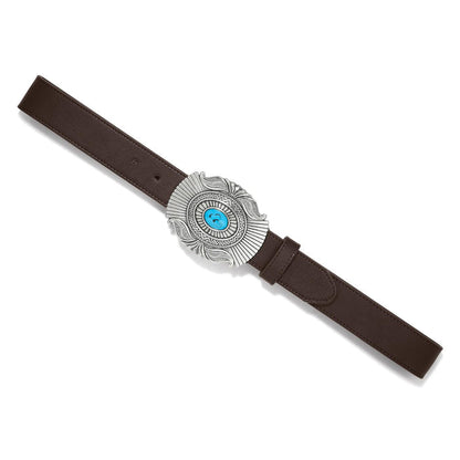Brighton Women's Raindance Brown Leather Belt B60468-Painted Cowgirl Western Store
