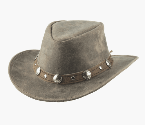 Bullhide Crackled Gray Leather Western Cowboy Hat 4070GR