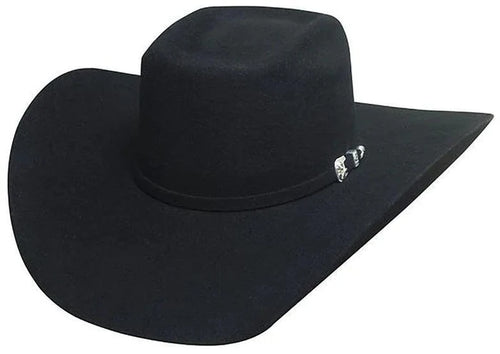 Bullhide Double Kicker 8X Brick Top Black Wool Western Cowboy Hat 0697BL-Painted Cowgirl Western Store
