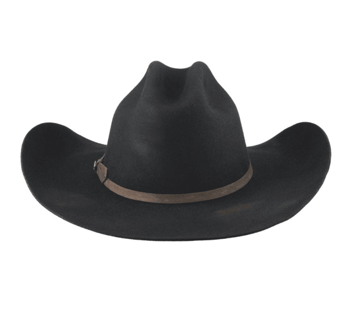 Bullhide Hat Kayce Distressed Black 4X Premiom Wool Western Cowboy Hat 0859BL