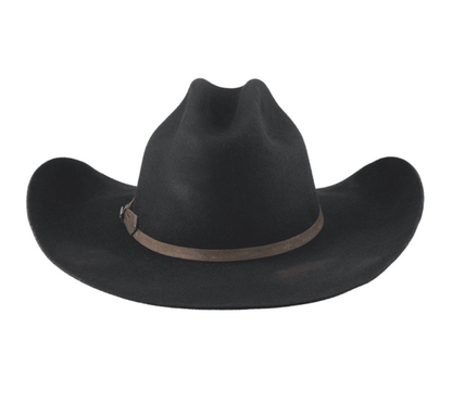 Bullhide Hat Kayce Distressed Black 4X Premiom Wool Western Cowboy Hat 0859BL