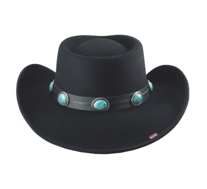Bullhide Klamath Black Premium Wool Fashion Cowgirl Hat 0865BL