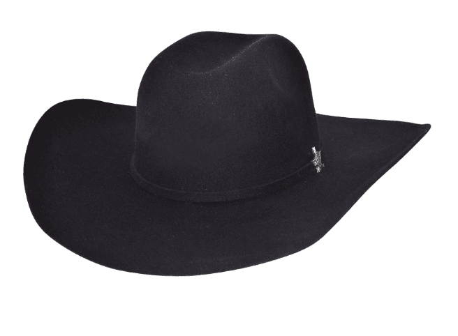 Bullhide Resilient 6X Black Premium Wool Western Cowboy Hat 0766BL