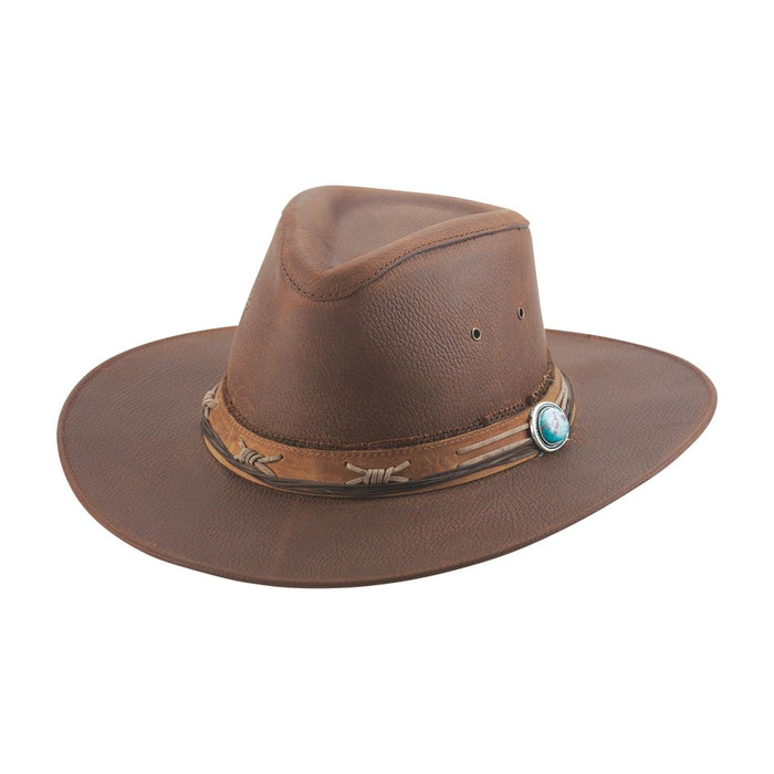 Bullhide Savage Love Top Grain Brown Leather Western Hat 4087CA-Painted Cowgirl Western Store