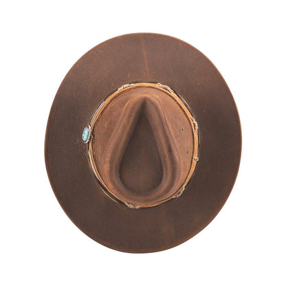 Bullhide Savage Love Top Grain Brown Leather Western Hat 4087CA-Painted Cowgirl Western Store