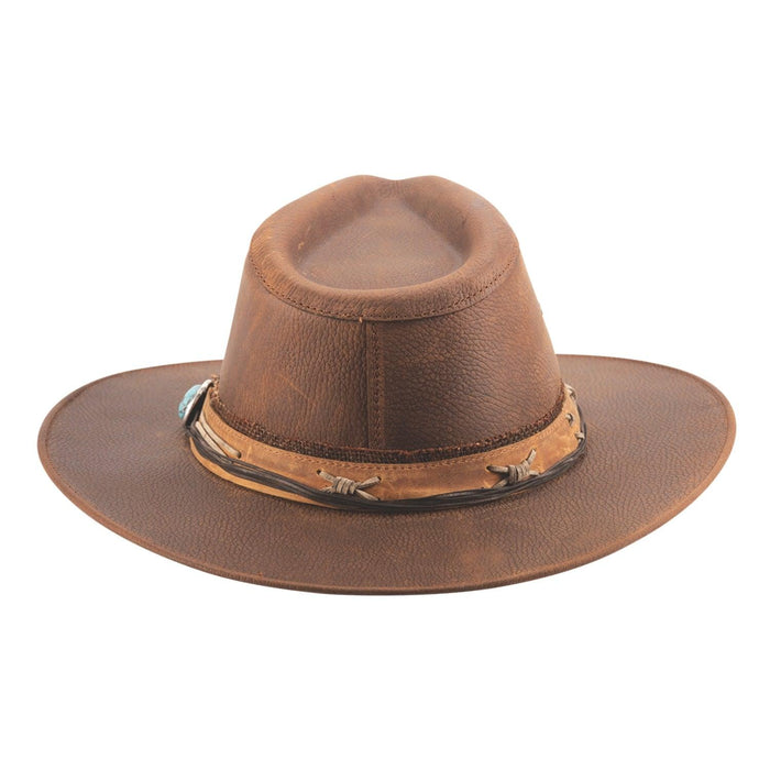 Bullhide Savage Love Top Grain Brown Leather Western Hat 4087CA-Painted Cowgirl Western Store