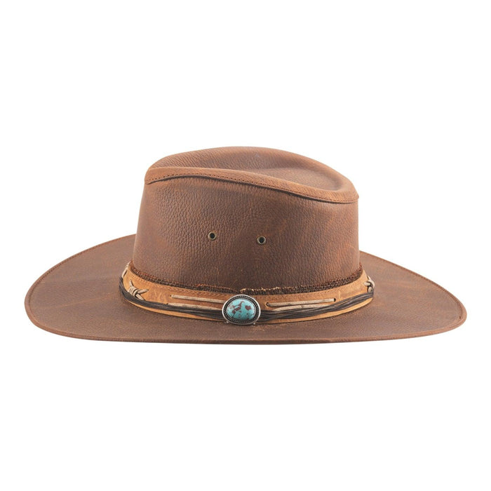 Bullhide Savage Love Top Grain Brown Leather Western Hat 4087CA-Painted Cowgirl Western Store