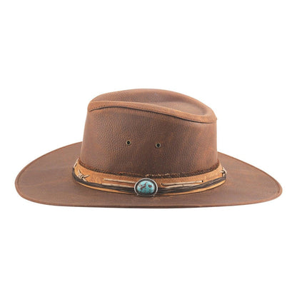 Bullhide Savage Love Top Grain Brown Leather Western Hat 4087CA-Painted Cowgirl Western Store