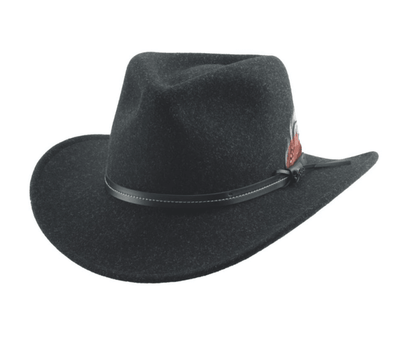 Bullhide Unisex 'Evanston' Black Felt Casual Hat 0856BL