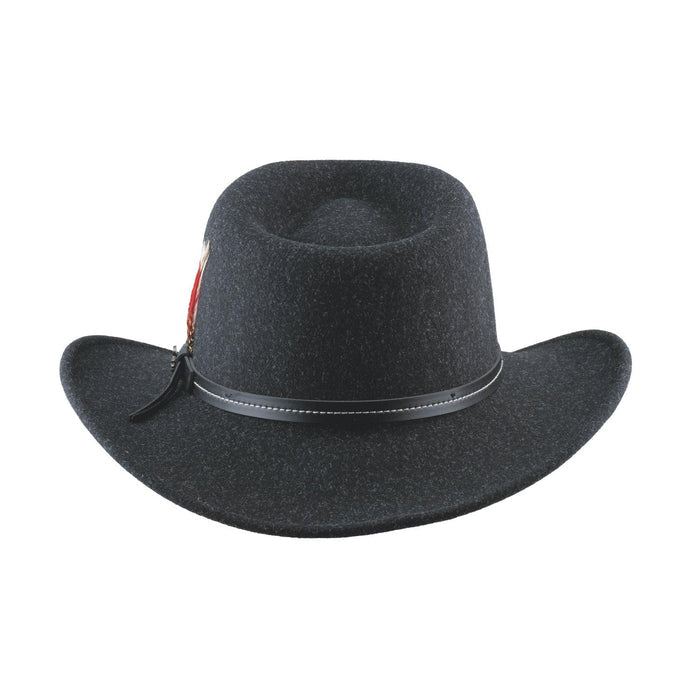 Bullhide Unisex 'Evanston' Black Felt Casual Hat 0856BL-Painted Cowgirl Western Store