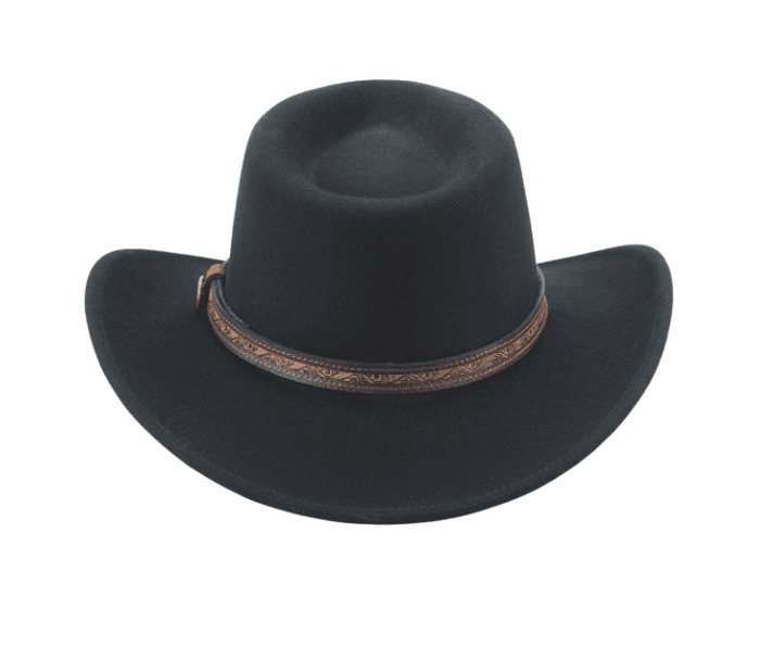 Bullhide Unisex Expedition Black Premium Wool Western Hat 0837BL